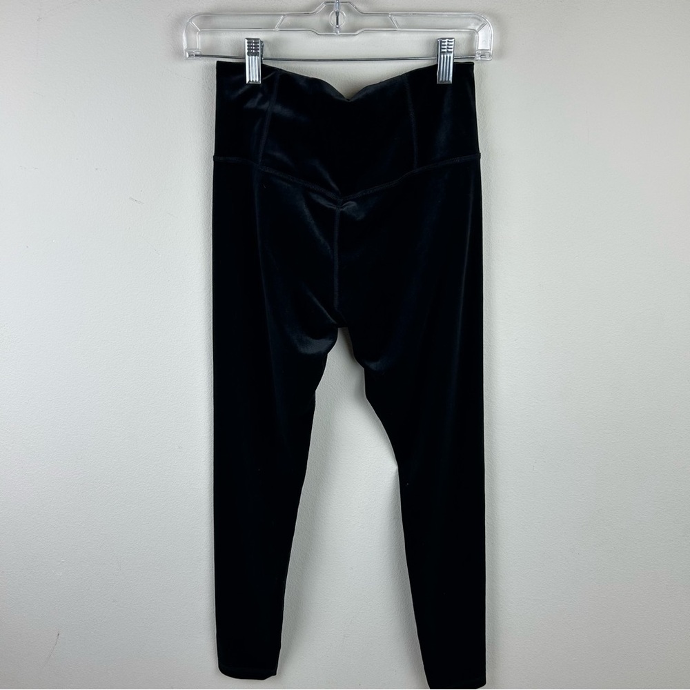 Athleta Elation Velvet Tight Black High-Rise leggings size: S - Picture 7 of 12